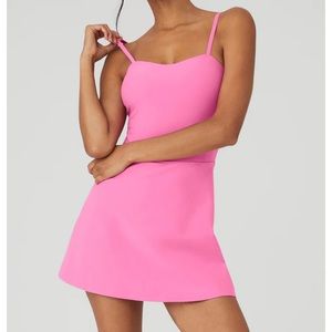 Alo Yoga Courtside Tennis Dress - Paradise Pink